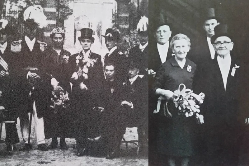 Königspaar 1920: Heinrich Gehling und Frau Bernh. Wansing