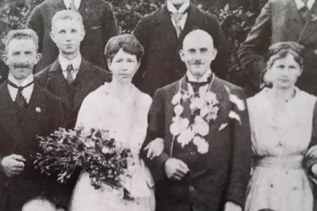 Königspaar 1921: Franz Biergans und Margarete Baronesse von Landsberg-Velen und Gemen