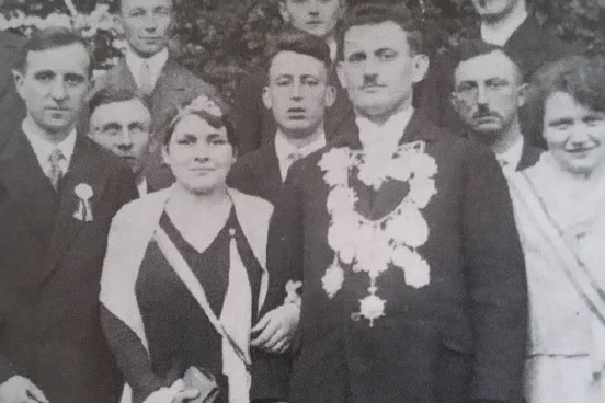 Königspaar 1930: Bernhard Gesing und Dora Lübbering