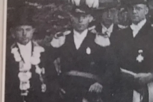 Königspaar 1933: Bernhard Stegerhoff und Frau Heinrich Buss