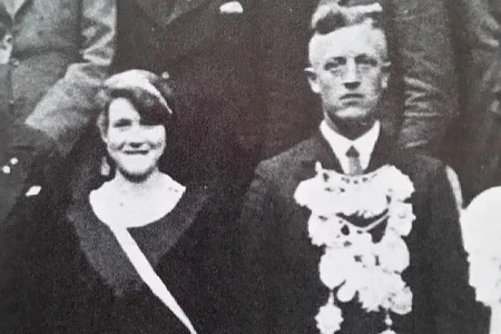 Königspaar 1934: Bernhard Kipp und Ottilie Wilting