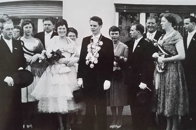 Königspaar 1959: Karl-Heinz Lübbring und Marlies Südholt