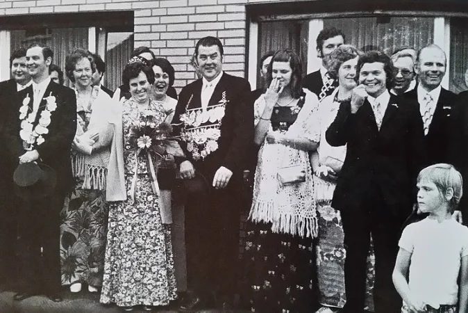 Königspaar 1974: Günter Stroick und Klärchen Elskamp