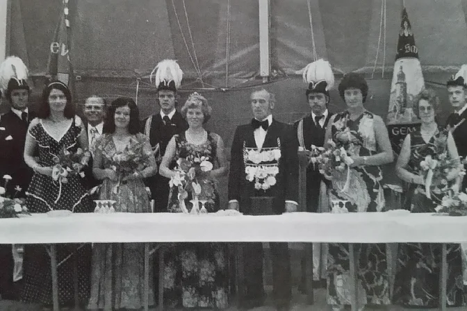 Königspaar 1976: Christof Buss und Mia Diekmann