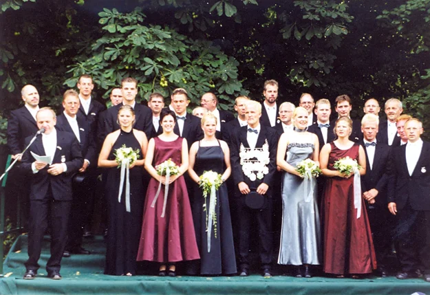 Königspaar 2001: Henning Stewering und Andrea Nienhaus