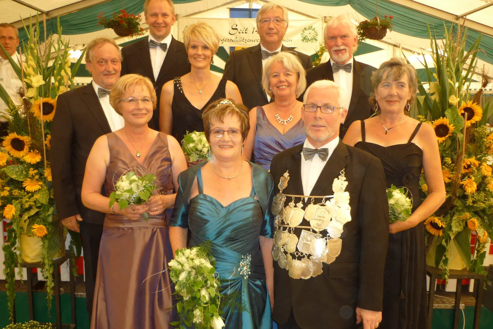 Königspaar 2013: Werner Koop und Brunhilde Gehling