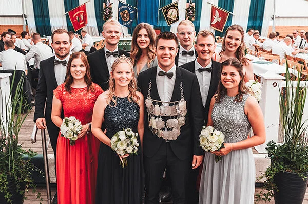 Königspaar 2022: Frederik Wedding und Theresa Weddeling