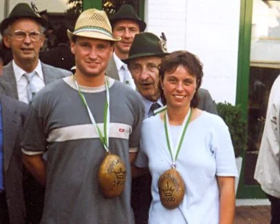 Ärpelkönningspaar 1999: Mark Vehorn & Anja Grigo
