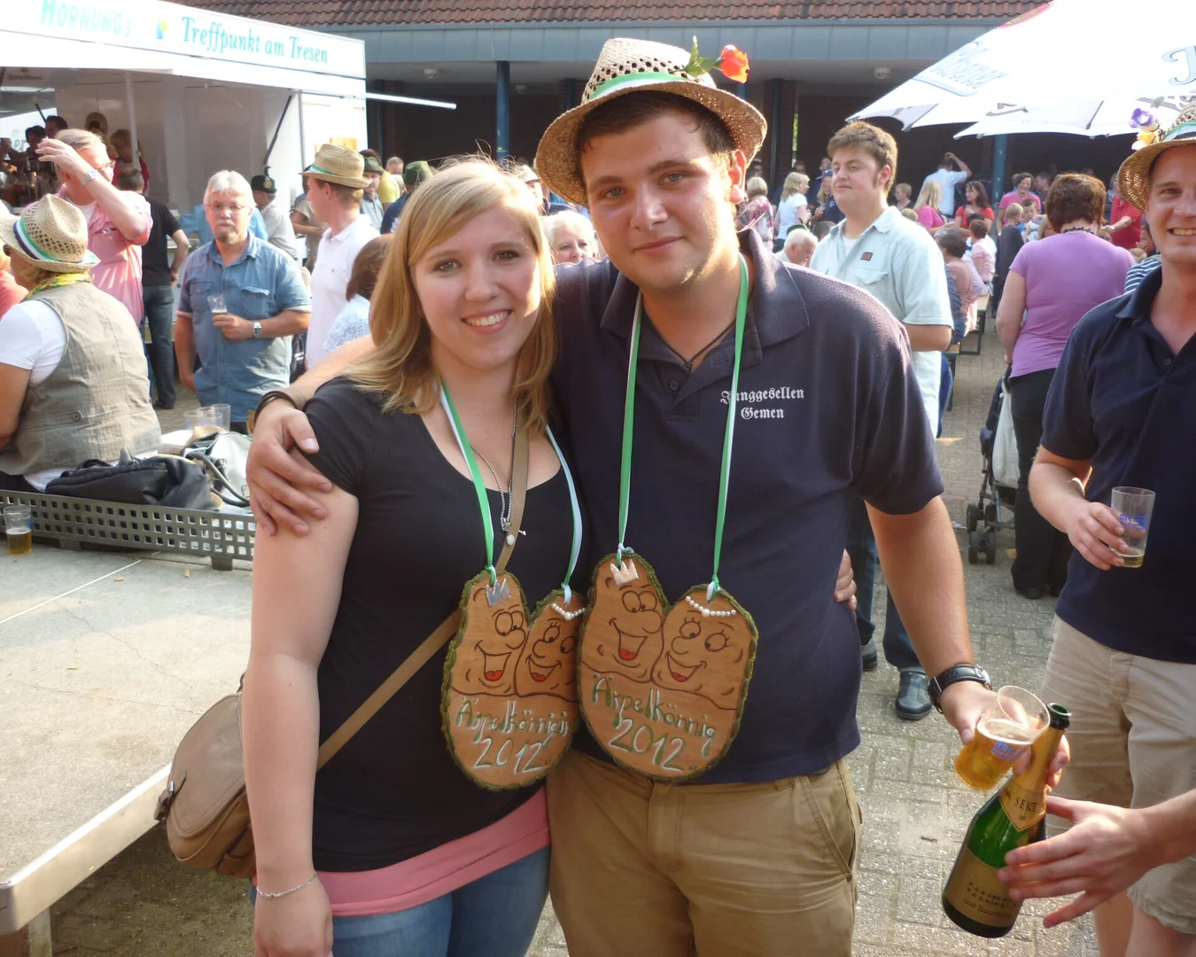 Ärpelkönningspaar 2012: Marcel Herrmann & Vanessa Osing