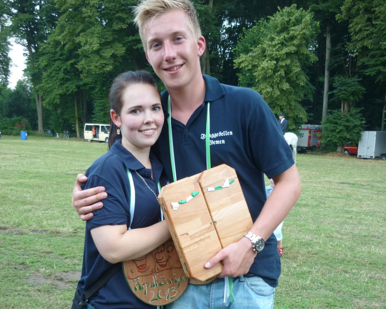 Ärpelkönningspaar 2013: Mirko Tembrink & Nicole Forst