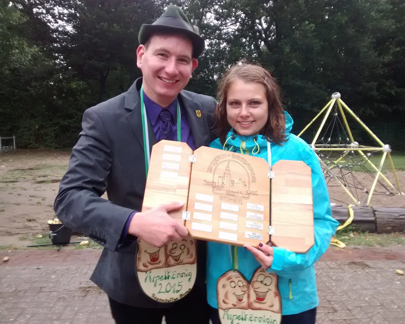 Ärpelkönningspaar 2015: Marc Schlattmann & Marina Heming