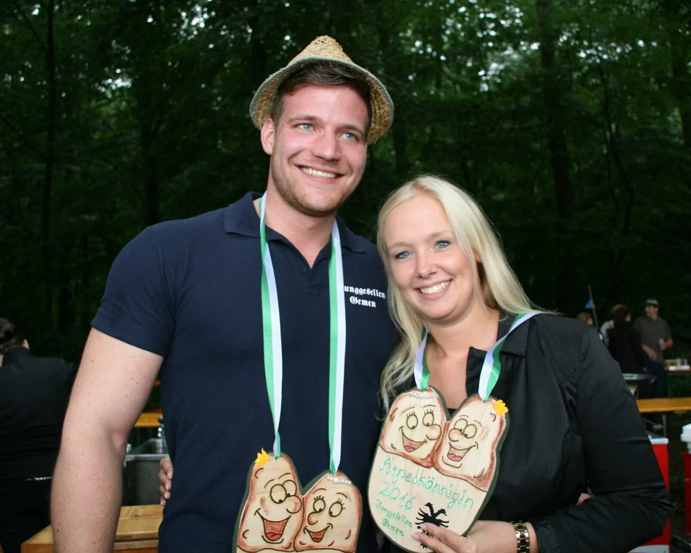 Ärpelkönningspaar 2016: Christian Salz & Linda Grave