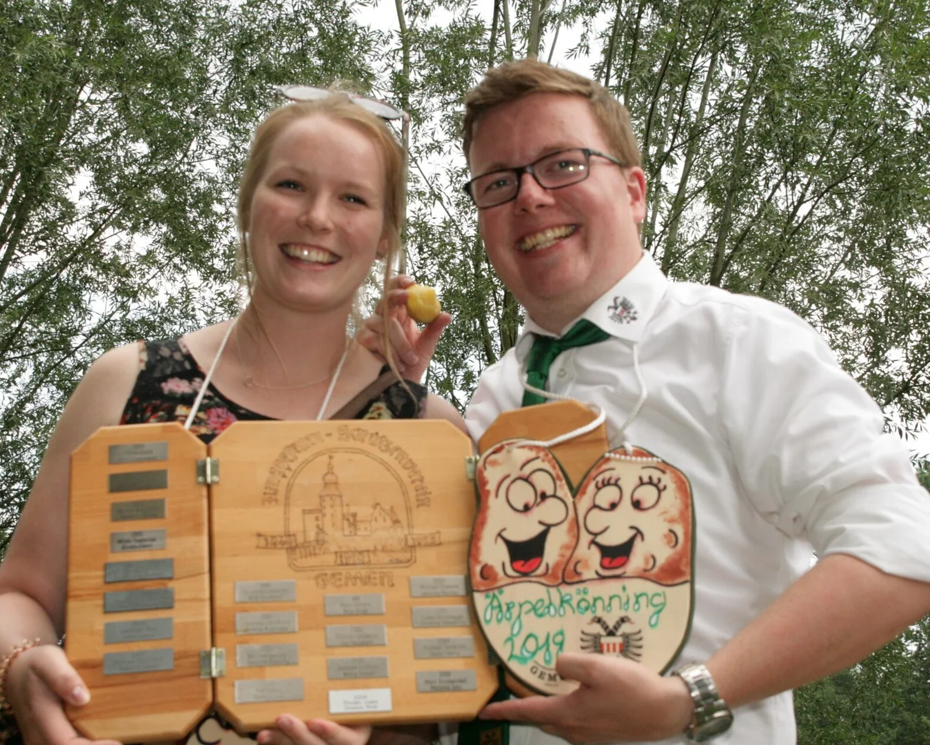 Ärpelkönningspaar 2019: Heiner Stroick & Annika Möllmann