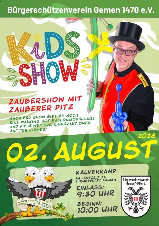 Plakat Kids-Show 2026