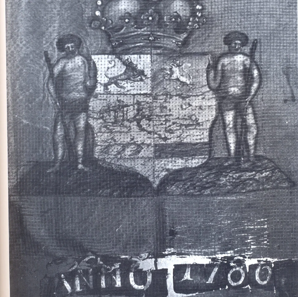 Fahne von 1786- Rückseite