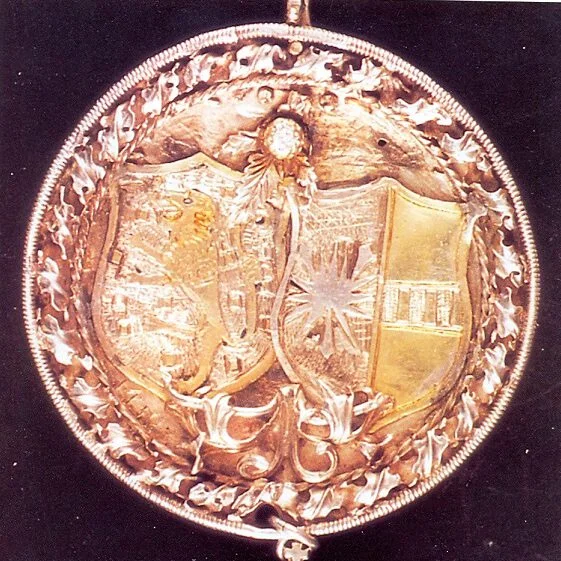 Plakette aus dem Jahr 1470