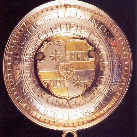 Plakette aus dem Jahr 1559