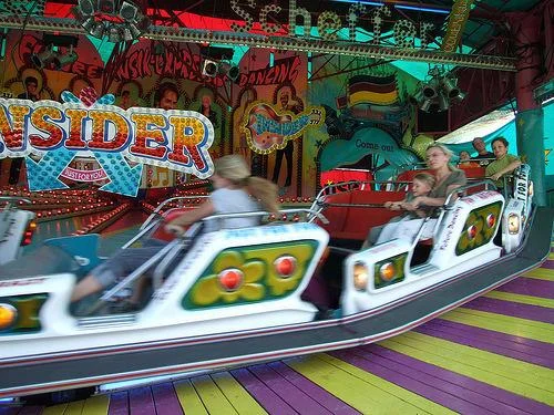 Fahrgeschäft auf der Gemener Kirmes