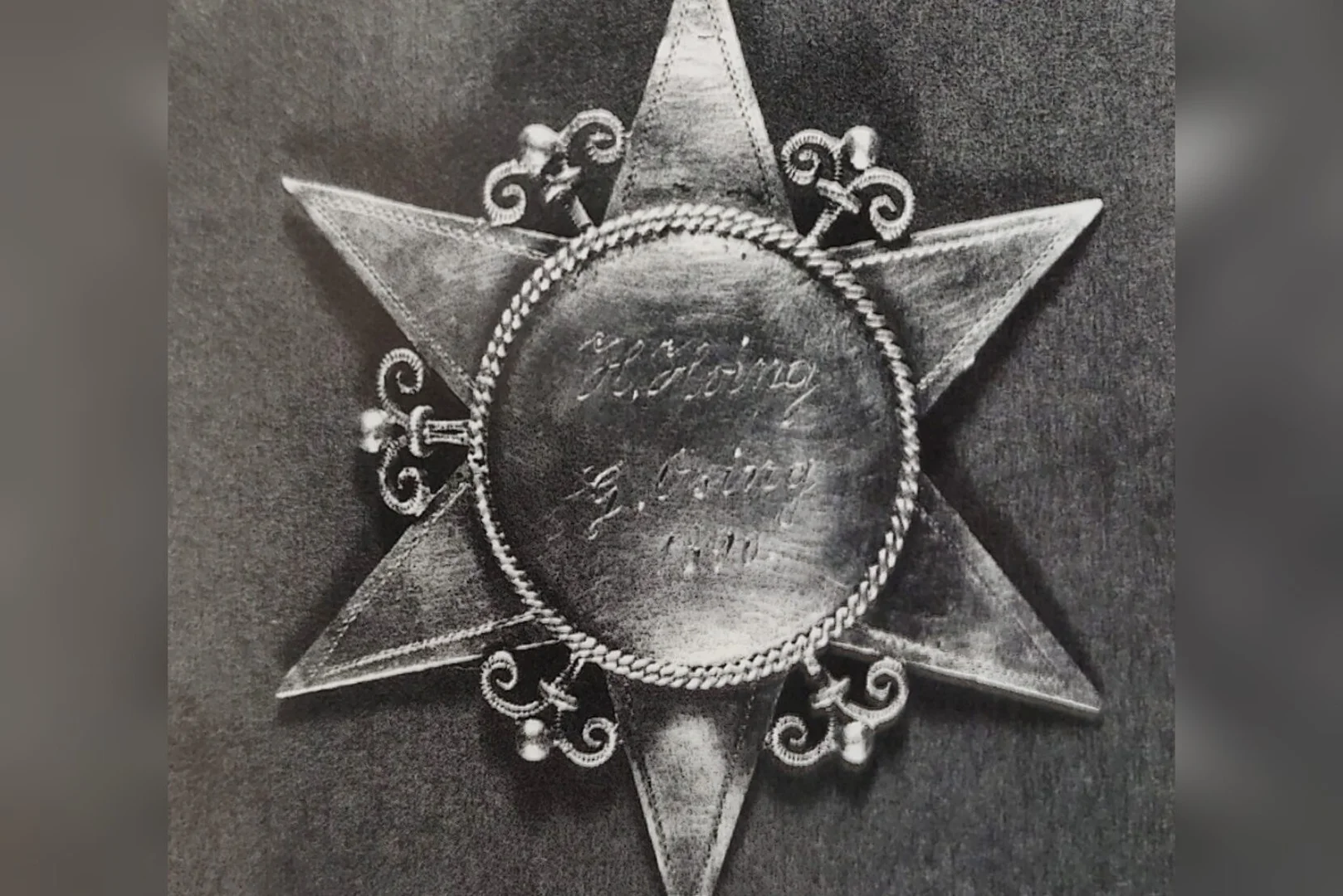 Königspaar 1890: H. Höing und G. Osing