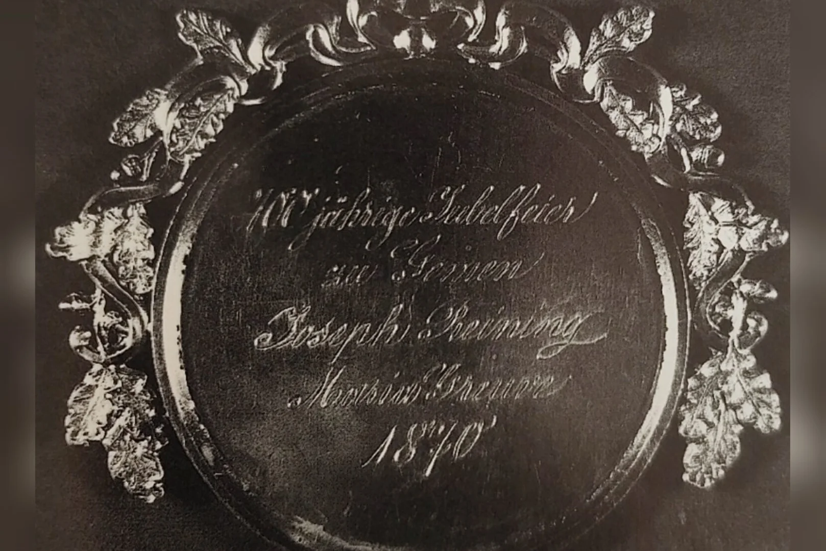 Königspaar 1870: Josef Reining und Maria Greuwe