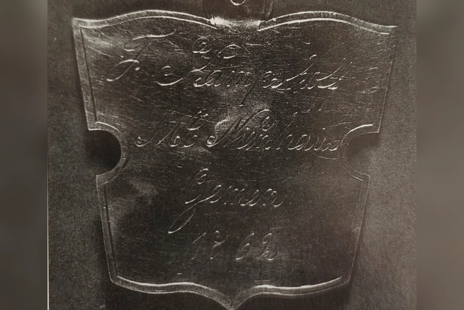 Königspaar 1862: F. Kampshoff und M. E. Nienhaus